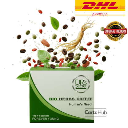 (1 Set = 5 Boxes) DR’s Secret Bio Herbs Coffee Free DHL Express Shipping
