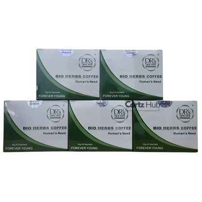 (1 Set = 5 Boxes) DR’s Secret Bio Herbs Coffee Free DHL Express Shipping